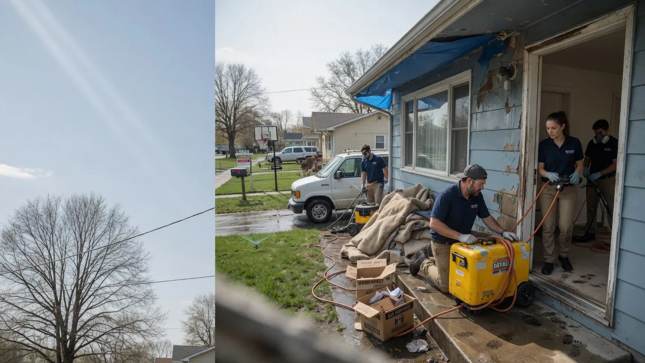 Basement Flood Cleanup in Bynum, MT near me